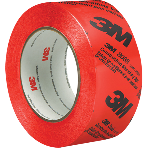Construction Sheathing Tape 8088, 60 mm (2-3/8") x 66 m (216'), Red Pathway Supply LP