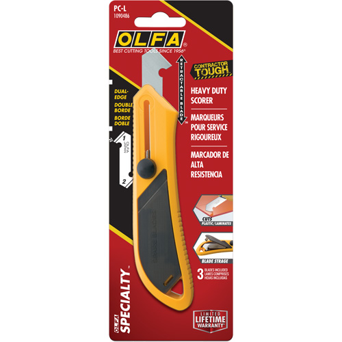 Couteau pour plastique et stratifi&eacute; PC-L, Acier Pathway Supply LP