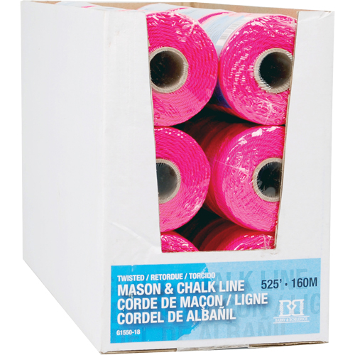 Corde pour maçon/ligne de craie, 525', Nylon Pathway Supply LP