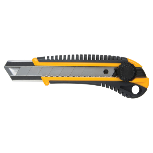 Couteau ATK800, 25 mm, Acier au carbone, Robuste, Prise en Caoutchouc Pathway Supply LP