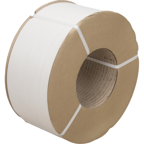 Strapping, Polypropylene, 3/8" W x 12900' L, White, Machine Grade Pathway Supply LP