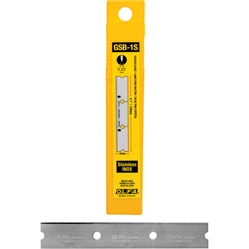 Glass Scraper Replacement Blades, Single Style Pathway Supply LP