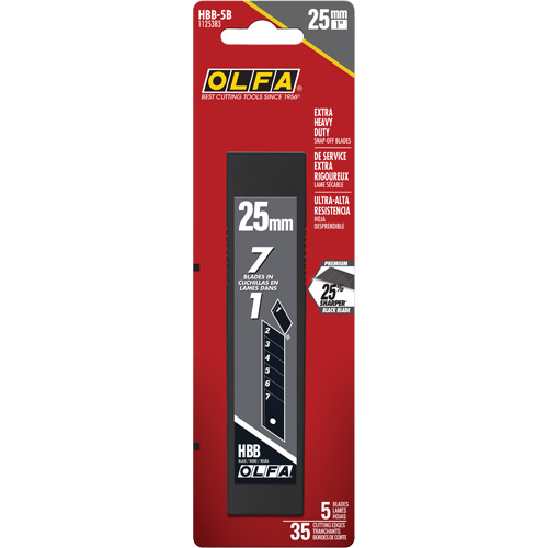 Ultra-Sharp Black Replacement Blades, Snap-Off Style Pathway Supply LP