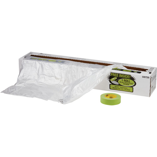 Trousse de pellicule de protection contre les surpulv&eacute;risations et ruban, 400' lo x 16' la, Plastique Pathway Supply LP