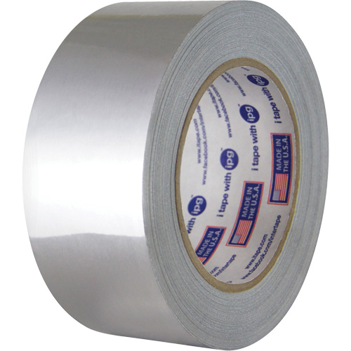 Silver Aluminum Foil Tape, 3 mils Thick, 25.4 mm (1") x 54.86 m (180') Pathway Supply LP