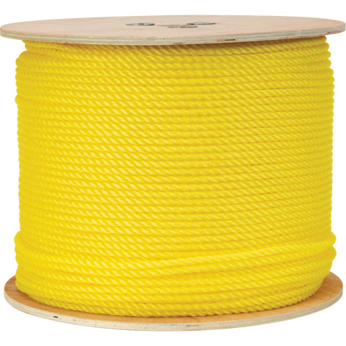 1/4" Braided Yellow Rope, Polypropylene, 1300' Pathway Supply LP