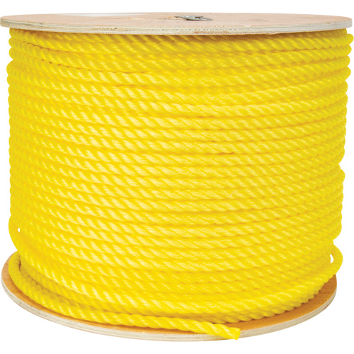 Corde jaune tress&eacute;e 3/8", Polypropyl&egrave;ne, 630' Pathway Supply LP