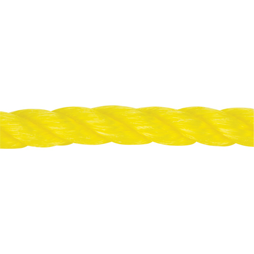 Corde jaune tress&eacute;e 1/2", Polypropyl&egrave;ne, 335' Pathway Supply LP