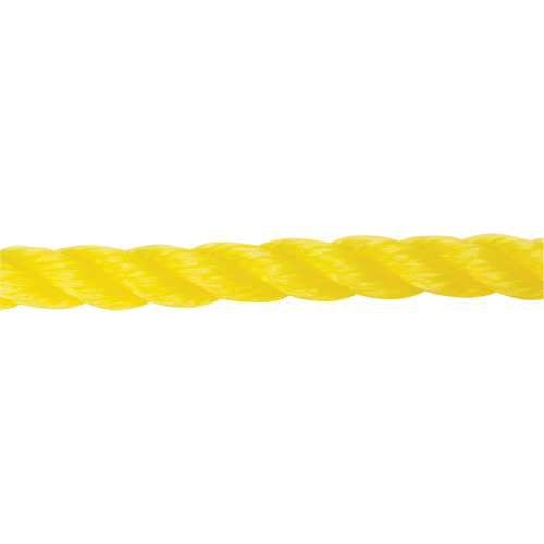 5/8" Braided Yellow Rope, Polypropylene, 200' Pathway Supply LP