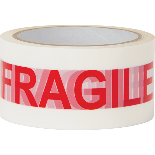 Ruban d'emballage Fragile, Adh&eacute;sif Thermofusible, 2 mils, 48 mm (2") x 100 m (328') Pathway Supply LP