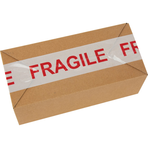 Ruban d'emballage Fragile, Adh&eacute;sif Thermofusible, 2 mils, 48 mm (2") x 100 m (328') Pathway Supply LP