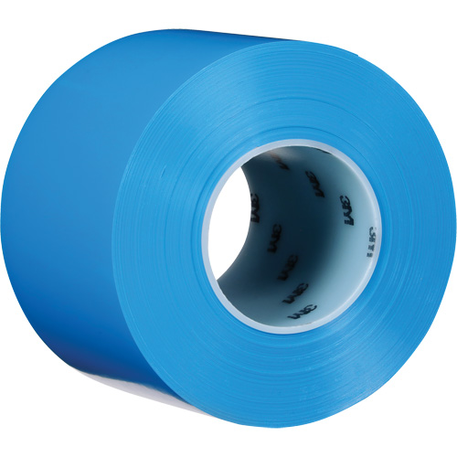 Durable Floor Marking Tape 971, 4" x 108', Vinyl, Blue Pathway Supply LP