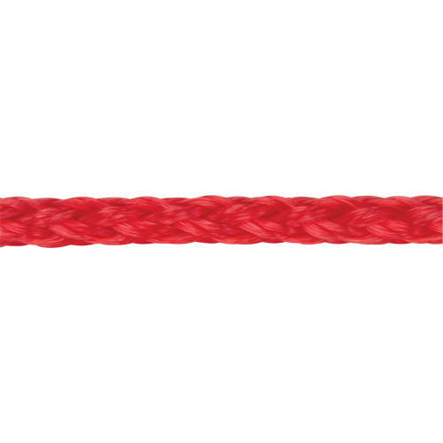 Corde rouge tress&eacute;e, Polypropyl&egrave;ne, 500' Pathway Supply LP