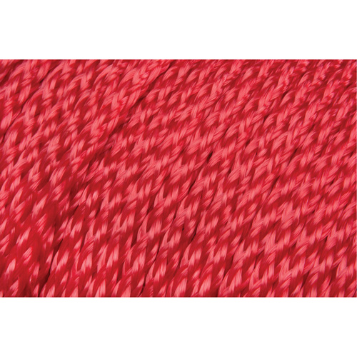 Corde rouge tress&eacute;e, Polypropyl&egrave;ne, 500' Pathway Supply LP