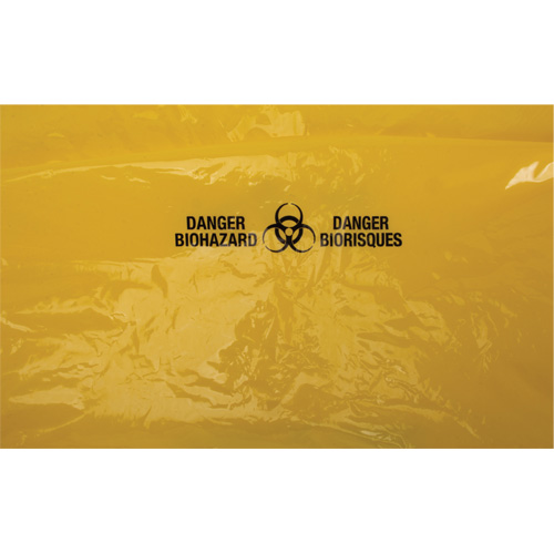 Waste Bags, Bio-Hazard, 38" L x 30" W, 2 mils Pathway Supply LP