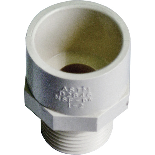 Male Reducing Adapter, Hub x MPT, 1/2" x 3/4" Dia., CPVC Pathway Supply LP