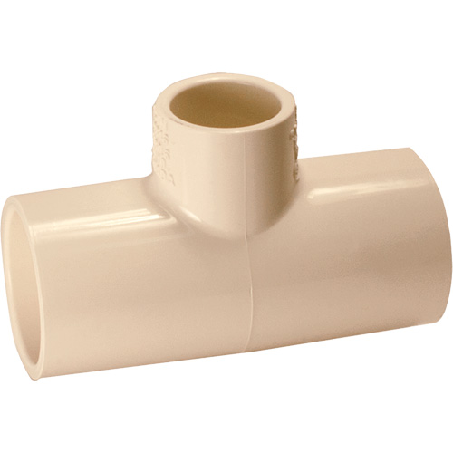 Raccord en T Flowguard Gold, R&eacute;ducteur, PVC-C, 1" x 1/2" x 3/4" Pathway Supply LP
