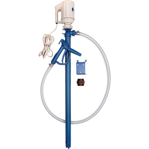 Trousse de pompe pour baril EFP-40 avec moteur S1, Polypropyl&egrave;ne/Acier inoxydable Pathway Supply LP