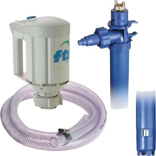 Trousse de pompe pour baril PFM-40 avec moteur M3V, Polypropyl&egrave;ne/PVDF/Acier inoxydable Pathway Supply LP