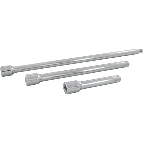 Jeu de rallonges pour douilles, Prise de 1/2", Fini Chrome, 3 Mcx Pathway Supply LP