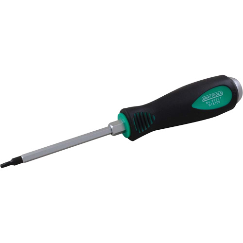 Tournevis pour vis &agrave; t&ecirc;te carr&eacute;e creuse, Tige de #0, Ronde, 7-3/8" lo, Prise en Coussin&eacute;e Pathway Supply LP