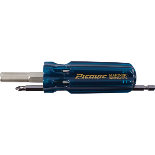 The Mariner Multibit Screwdriver, 6" L, Plastic Handle Pathway Supply LP
