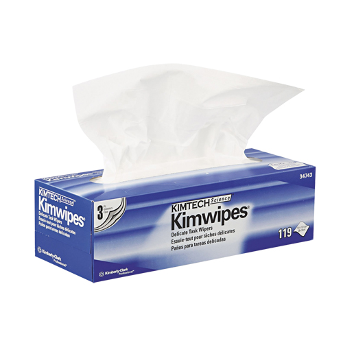 Kimtech Science Kimwipes Delicate Task Wipes, Specialty, 12" L x 12" W Pathway Supply LP
