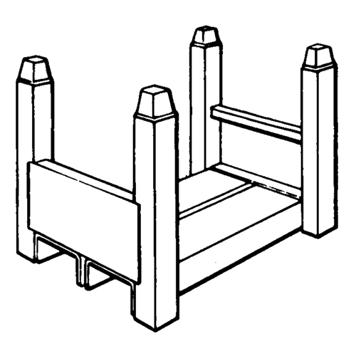 Supports empilables mobiles, 12" la x 16" p, Capacit&eacute; de 2500 lb Pathway Supply LP