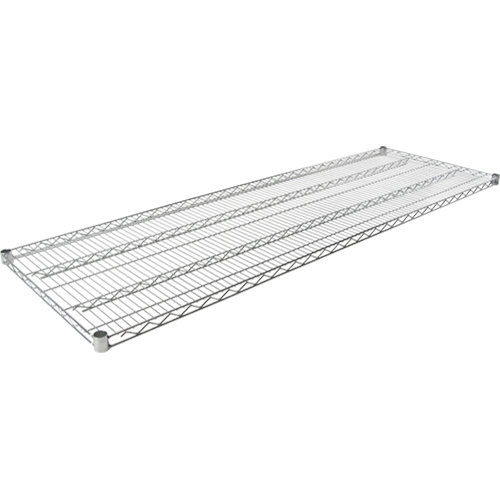 Wire Shelf for Heavy-Duty Chromate Wire Shelving, 60" W x 24" D, 600 lbs. Capacity Pathway Supply LP