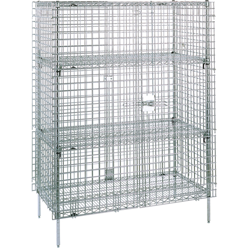 Security Carts, 5 Tiers, 38-1/2" W x 66-13/16" H x 21-1/2" D Pathway Supply LP