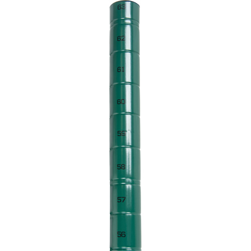 Heavy-Duty Green Epoxy Finish Wire Shelving Post Pathway Supply LP