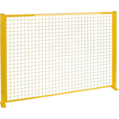 Mesh Style Perimeter Guard, 4' H x 8' W, Yellow Pathway Supply LP