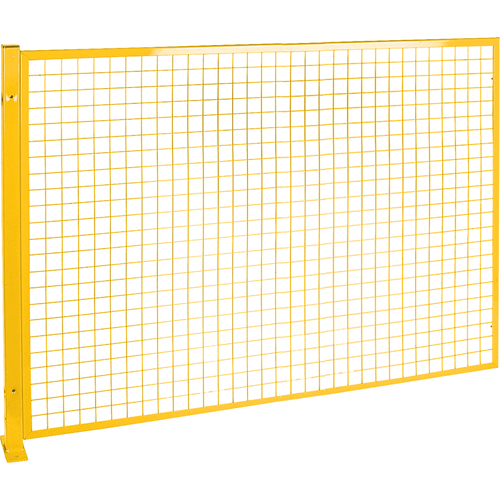 Mesh Style Perimeter Guard, 4' H x 8' W, Yellow Pathway Supply LP