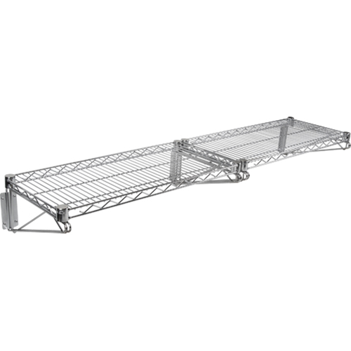 Ensemble d'&eacute;tag&egrave;re murale en treillis, Double Support, 200 lb Capacit&eacute;, 14" p Pathway Supply LP