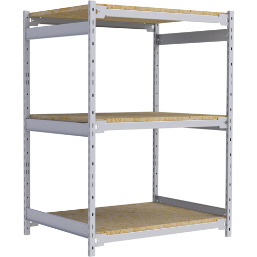 Wide Span Record Storage Shelving, Steel, 3 Shelves, 42" W x 32" D x 60" H Pathway Supply LP