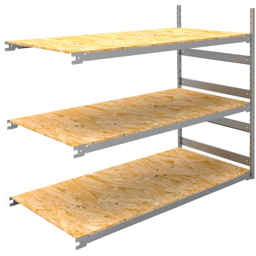 Wide Span Record Storage Shelving, Steel, 3 Shelves, 72" W x 32" D x 60" H, Add-On Kit Pathway Supply LP