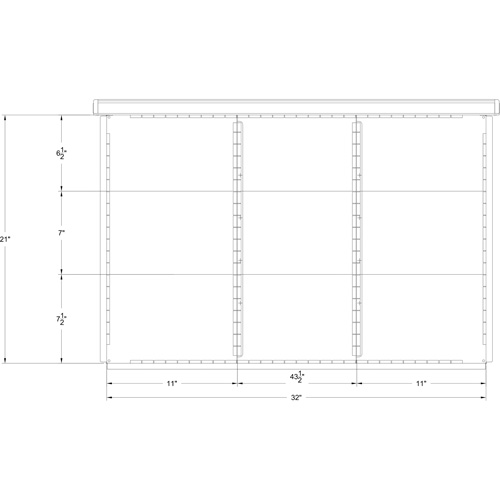 Cabinet d'entreposage &agrave; tiroirs int&eacute;gr&eacute; Interlok Pathway Supply LP