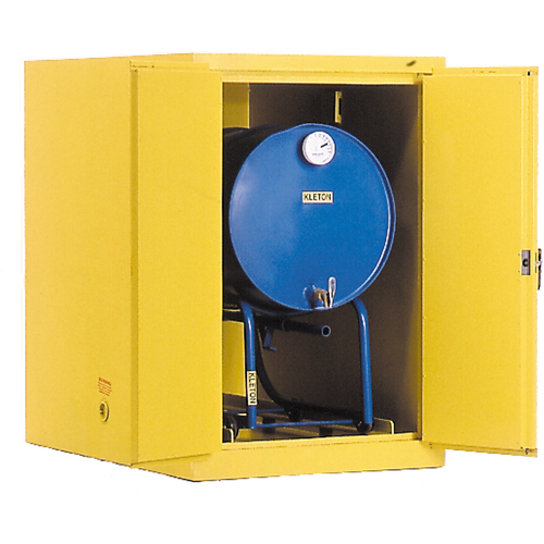 Drum Safety Cabinets, 400 lbs. Cap., Yellow Pathway Supply LP