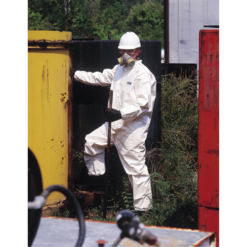 Tychem&reg; 4000 Coveralls, X-Large, White Pathway Supply LP