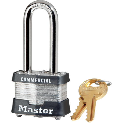 Cadenas lamin&eacute;, Argent, Cl&eacute;s diff&eacute;rentes, Acier lamin&eacute;, Largeur de 1-9/16" Pathway Supply LP