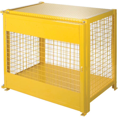 Armoires pour cylindres &agrave; gaz, nbre de bouteilles: 6, 44" , 30" , 37" , Jaune Pathway Supply LP