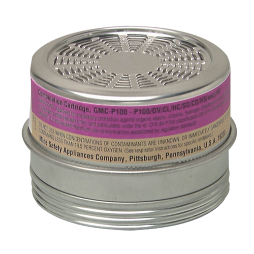 Cartouches pour respirateurs Comfo, Cartouche gaz/vapeur, Vapeurs organiques/Gaz acides Pathway Supply LP