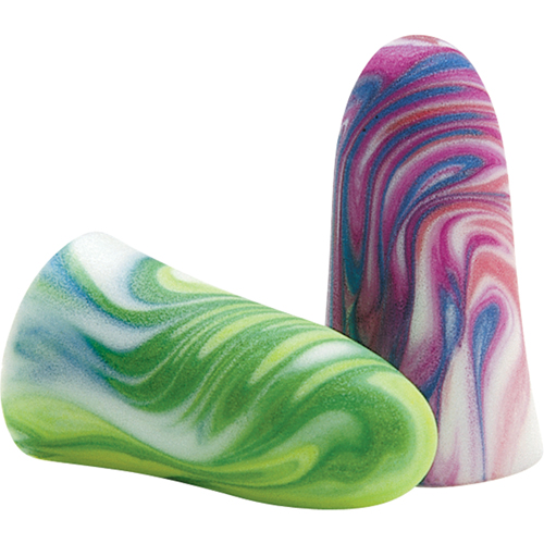SparkPlugs&reg; Multi-Coloured Foam Earplugs, Bulk - Box Pathway Supply LP