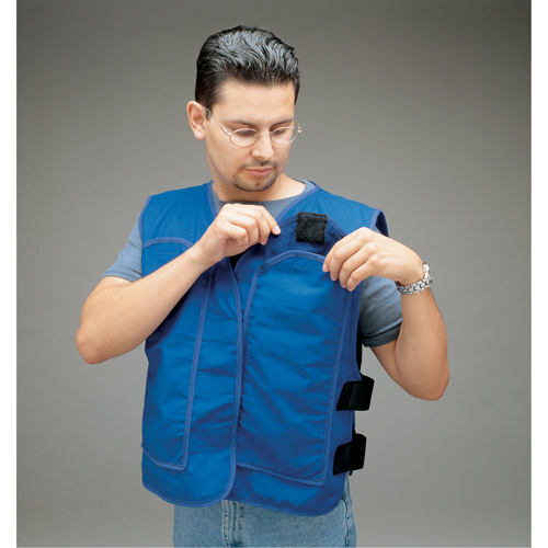Vestes de refroidissement avec pochettes pour insertions ALLEGRO INDUSTRIES, Grand, Bleu royal Pathway Supply LP