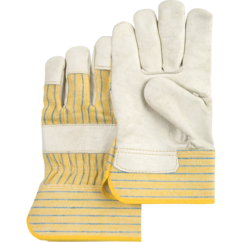 Gants d'ajusteur &agrave; paume s&egrave;che d'usage standard, T-Grand, Paume en Cuir fleur de vache, Doublure en Coton Pathway Supply LP