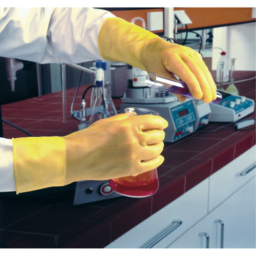 Featherweight Plus Gloves, Size Small/7, 13" L, Rubber Latex, 17-mil Pathway Supply LP