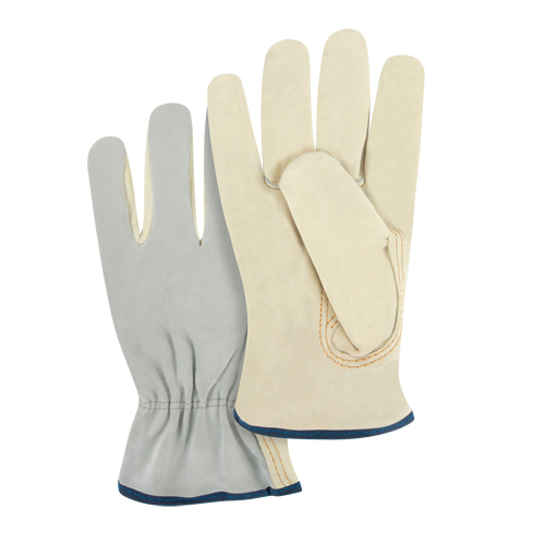 Gants de conducteur &agrave; dos fendu, T-Grand, Paume en Cuir fleur de vache Pathway Supply LP