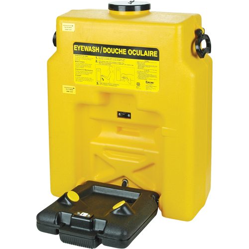 Douche oculaire, Aliment&eacute; par gravit&eacute;, Capacit&eacute; 14 gal., Conformit&eacute; ANSI Z358.1 Pathway Supply LP