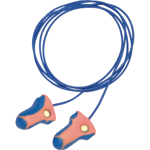 Bouchons d'oreilles d&eacute;tectables jetables Laser-Trak de Howard Leight, Paire - Sac en poly, Avec cordon Pathway Supply LP