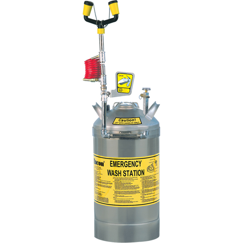 Self-Contained Eyewash Station, Pressurized, 13 gal. Capacity, Meets ANSI Z358.1 Pathway Supply LP